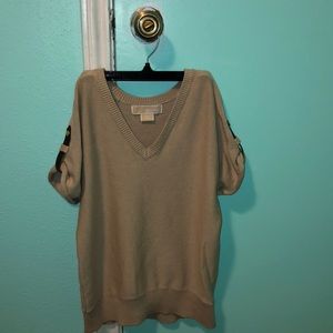 Women’s size small tan Michael Kors blouse